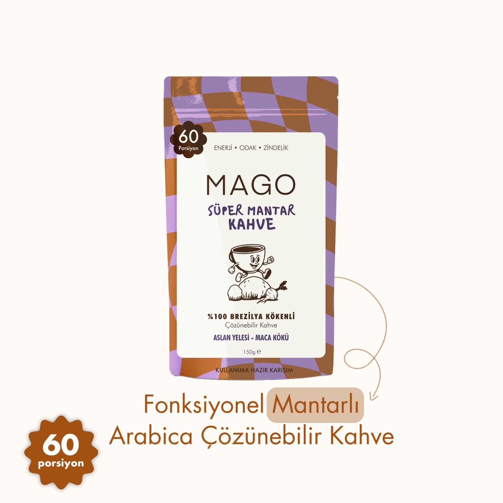 matchairoさん　1111 Fonksiyonel Mantar Takviyeli Arabica Çözünebilir Kahve – Mago Matcha