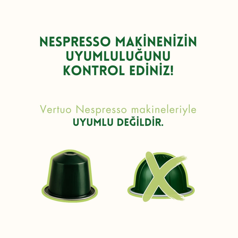 10 x Kolajenli Ceremonial Grade Matcha Nespresso® Uyumlu Kapsül