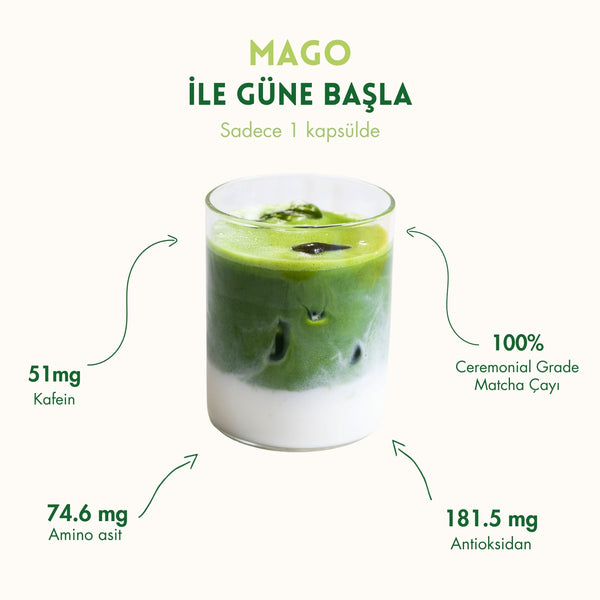 Tanışma Paketi: Sade-Çilek-Vanilya-Kolajenli Matcha Kapsülleri
