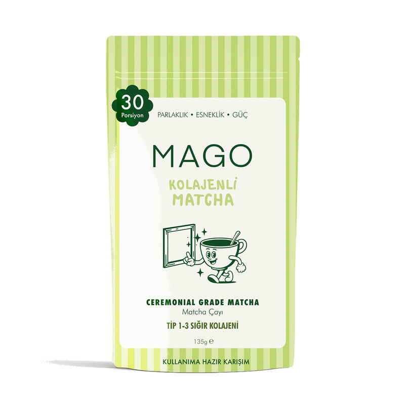 Kolajen Takviyeli Ceremonial Grade Matcha