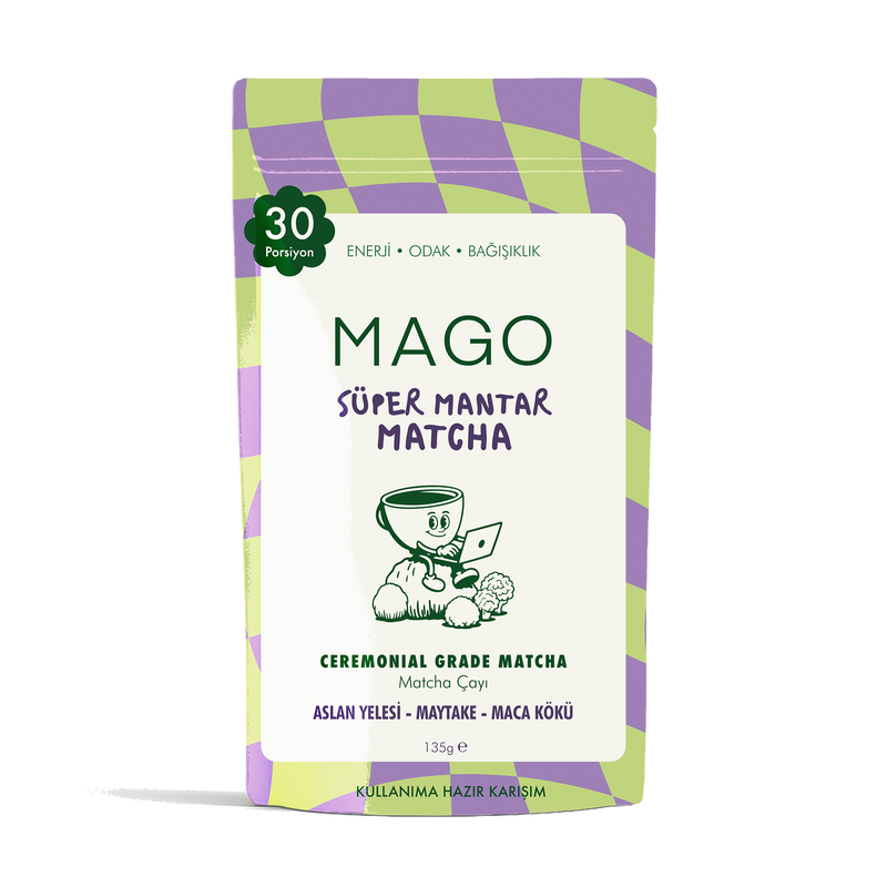 Fonksiyonel Mantar Takviyeli Ceremonial Grade Matcha