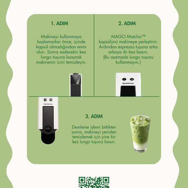100 x Ceremonial Grade Matcha Nespresso® Uyumlu Kapsül