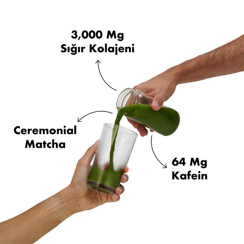 10 x Kolajenli Ceremonial Grade Matcha Nespresso® Uyumlu Kapsül